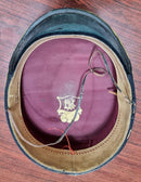 SB41   Royal Army Medical Corps. Attributed to .S. McGlaughlin. Forage cap by Webb & Bonella, 4 Savile Row., London. With chin strap.