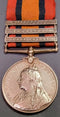 Single: QUEENS SOUTH AFRICA MEDAL 1899 three clasps "CC, T, Wittebergen " correctly impressed. 1308 Dr. P. F. Lucas. C.I.V.