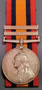 Single: QUEENS SOUTH AFRICA MEDAL 1899 two clasps "Cape Colony, OFS," correctly impressed. 1719 Pte. W. E. Sale 2nd E. Yorkshire. Rgt.