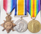 P93 Trio: 1914/15 star, British War and Victory Medal all correctly impressed to 74 PTE G. FLOOD 31/BN A.I.F.