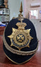 Wiltshire Regiment Officer’s Blue Cloth Helmet 1883-01. A good example