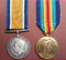 PAIR: British War and Victory Medal, both correctly impressed to 78 CQMS A. C. COLLYER 39/BN AIF. - VF SOLD