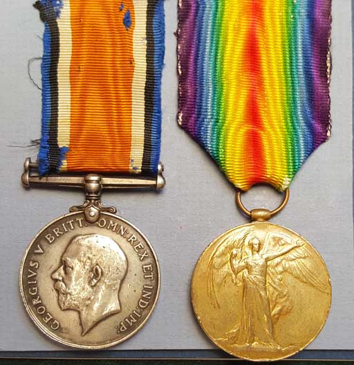 PAIR: British War and Victory Medal, both correctly impressed to 2024 L/CPL S. R. WOOLBANK 45/BN AIF. - VF SOLD