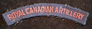 ROYAL CANADIAN ARTILLERY SHOULDER FLASH