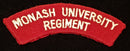 MONASH UNIVERSITY REGIMENT SHOULDER FLASH