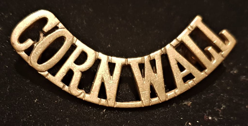 CORNWALL REGIMENT SHOULDER TITLE