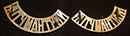 PAIR OF NORTHAMPTON REGIMENT SHOULDER TITLES