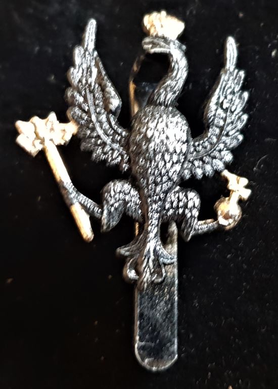 14/20th KINGS HUSSARS CAP BADGE