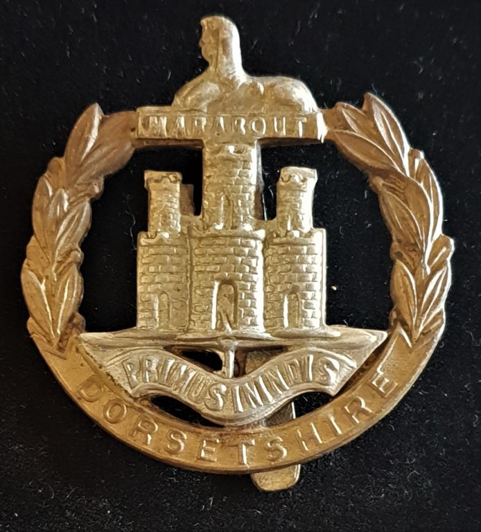 THE DORSETSHIRE REGIMENT CAP BADGE – John Burridge Military Antiques