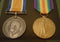 Pair: British War and Victory Medal all correctly impressed to 5384 T-SGT. J. JEFFREY 53 BN AIF. - VF SOLD