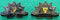 29th Infantry Battalion - The East Melbourne  Regiment -  Oxidised enamel pair of collars  (slight chipping on one) (C264) - SOLD