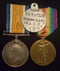 Pair: British war medal and Victory medal impressed to 3393 A-CPL L. E. TAYLOR 46 BN AIF - VF SOLD