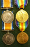 FAMILY GROUPING (both brothers killed in action)   Daniel McCallum   Pair: British War medal and Victory medal (missing 1914/15 star). Both correctly impressed to Captain D. MCCALLUM A.I.F. - SOLD