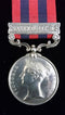 Single: INDIA GENERAL SERVICE MEDAL 1854 One clasp: "Burma 1885-7" 1622 Pte D.McEwen. 2nd Bn. R.Scot. Fus.