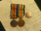 Pair: British War Medal and Victory Medal impressed to LIEUT. L. D. LOBASCHER AIF - VF SOLD