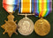 Trio: 1914/15 Star, British War Medal and Victory Medal.1914/15 Star and Victory Medal impressed to 846 PTE D. Campbell 12 L. H. RGT AIF - VF SOLD