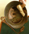 German M1916 Helmet "Sniper Brow Plate" or Stirnpanzer PLUS M16 WW1 German Helmet.  - SOLD