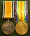 Pair: British War Medal and Victory Medal both correctly impressed to 39394 T-CPL J. L. S. BRIDGE 2 - D.A.C. A.I.F. - VF SOLD