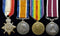 Four: 1914-15 Star, British War & Victory Medals, MSM G.V.R. 57 WO1 R. J. Hogan AAPC.