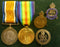 Pair: British War Medal and Victory Medal impressed to 5875 Pte. H. H. Knight 27 Bn.  AIF