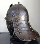 A very good Cromwellian Lobster Tail Helmet from the English Civil War 1642-1651. True in every respect for what you would expect from this period example. - SOLD