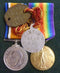 Pair: British War Medal and Victory Medal impressed to 6542 O. MARTIN - EF SOLD