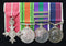 Four: MBE, Defence Medal, GSM clasps Palestine 1945-48, Cyprus, Arabian Peninusla  4003634 AC1 CJ Domoney RAF, RAF LSGC 4003634 SGT CJ Domoney RAF